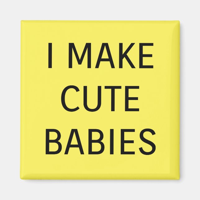 Cute Spädbarn Magnet (Framsidan)