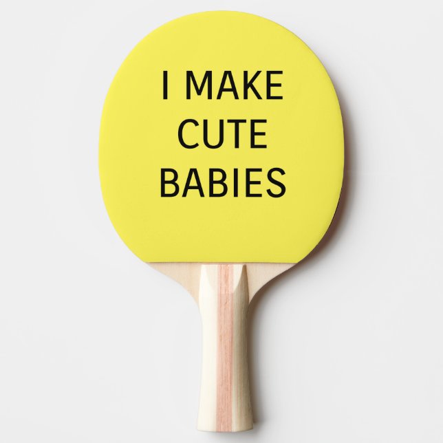 Cute Spädbarn Pingisracket (Framsidan)