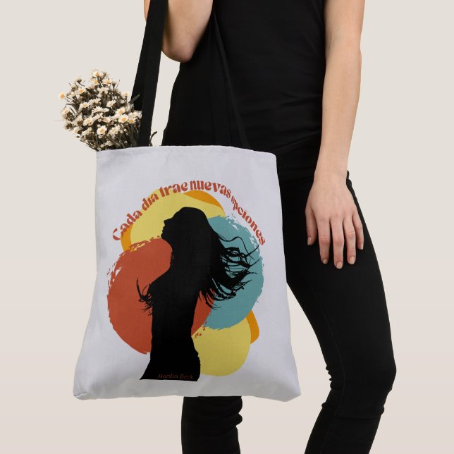Cute Spanska säger Tote Bag Tygkasse (Närbild)