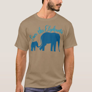 Cute Spara på Elephants Beval Elephant Älskare T Shirt