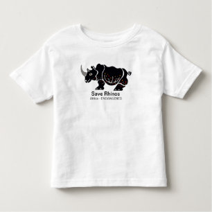 Cute Spara RHINOS - Afrika - Djurälskare - Vildlev T Shirt