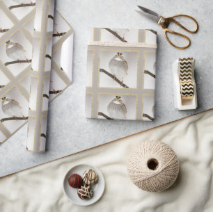 Cute Sparrow Presentpapper