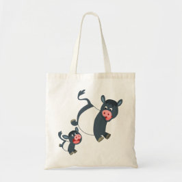 Cute Spela upp under Galloway Cow & Calf Bag Tygkasse