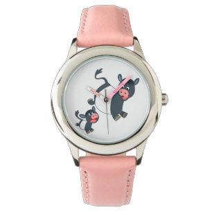 Cute Spelar under Galloway Cow & Calf Watch Armbandsur