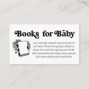 Cute Spell Bok, Bokar för Baby-höljeskort Tilläggskort