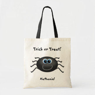 Cute Spider Bus eller godis Tote Bag Tygkasse