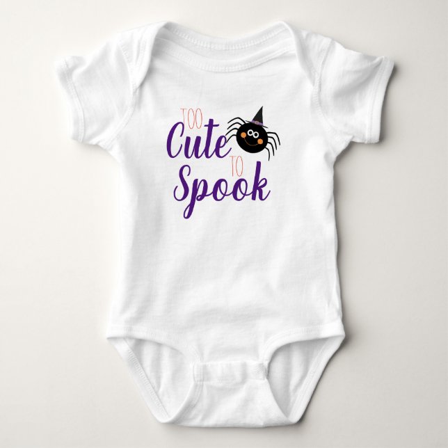 Cute Spider med citat T Shirt (Framsida)