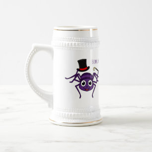 Cute spinder i tecknaden top hat sejdel