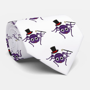Cute spinder i tecknaden top hat slips