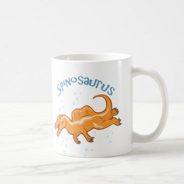 Cute Spinosaurus Kaffemugg (Höger)