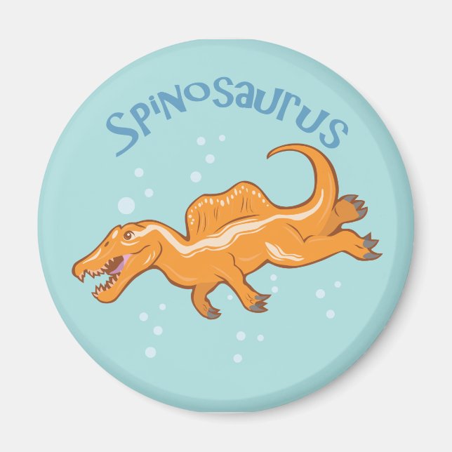 Cute Spinosaurus Magnet (Framsidan)