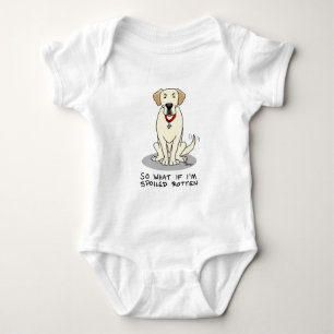 Cute Spoiled Rotten Gult Labrador Retriever Hund T Shirt