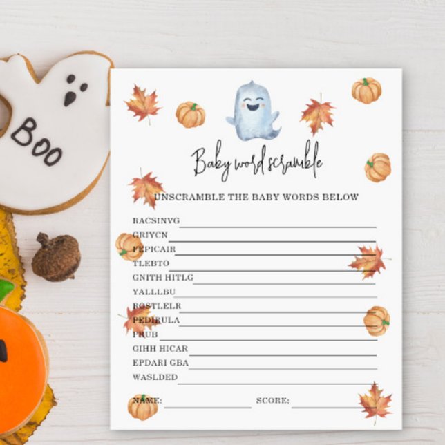 Cute spöke - Baby Ord-skam (Skapare uppladdad)