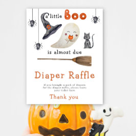 Cute spöke - Diaper Raffle-spel Poster