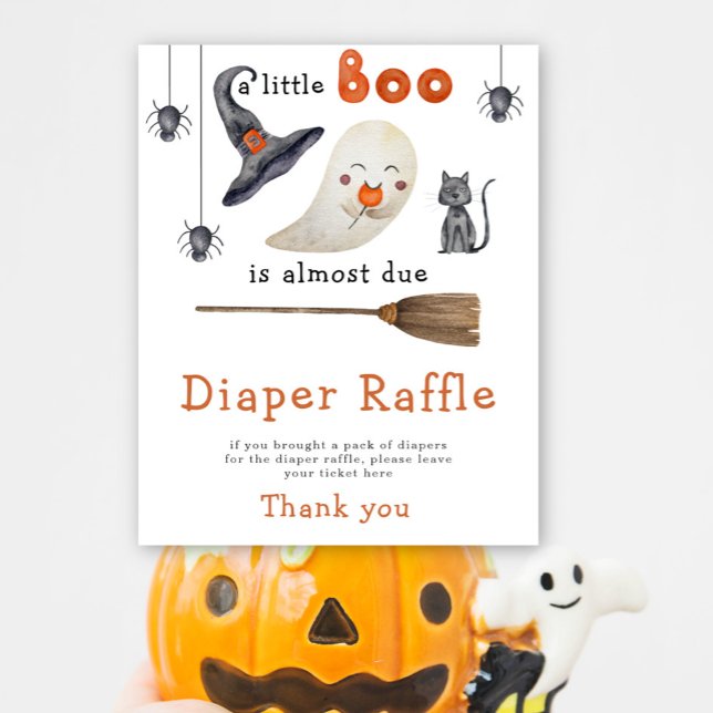 Cute spöke - Diaper Raffle-spel Poster (Skapare uppladdad)