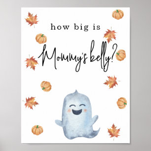 Cute spöke - Hur stort är Mamma Blocky Poster