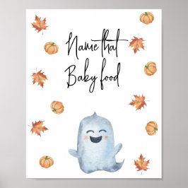 Cute spöke - Namn den baby maten Poster