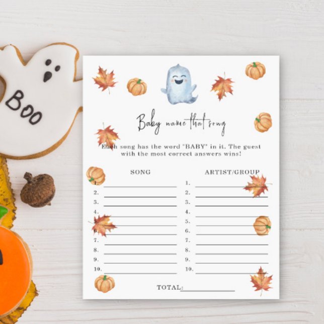 Cute spöke - Namn, sång, babyduschspel (Skapare uppladdad)