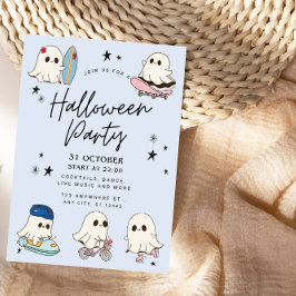 Cute Spöken Halloween fest Inbjudningar