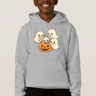 Cute Spöken i Pumpkin Hoodie T Shirt