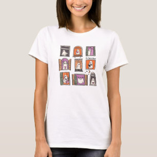 Cute Spöken i Windows Halloween T-Shirt