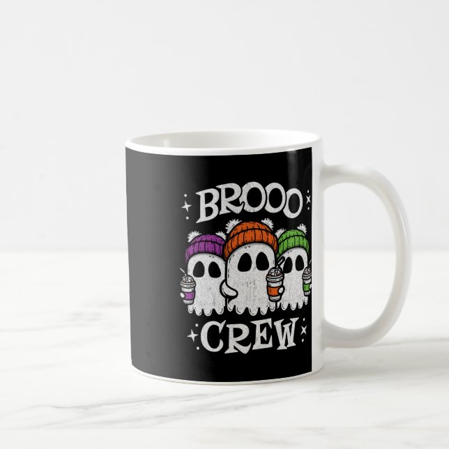 Cute Spöken Ice Coffee - Halloween Ghost Coffee - Kaffemugg (Höger)