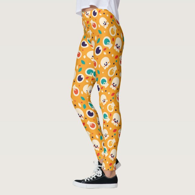 Cute Spöken och Potions Halloween Leggings (Vänster)