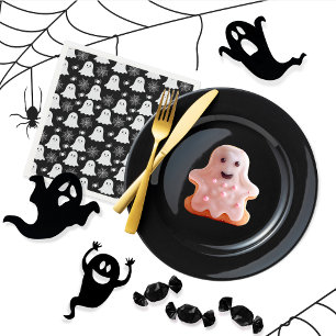 Cute Spöken   Spindlar   Spindelnät Halloween Pappersservett