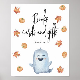 Cute-spökkort - Bokar-kort och gåvor Poster
