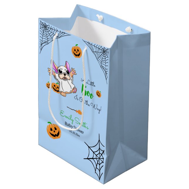 Cute spökpumpor Halloween Baby Shower (Framsidan Vinklad)