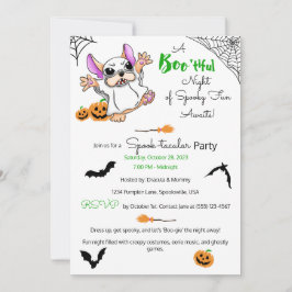 Cute spökpumpor Halloween fest Inbjudningar