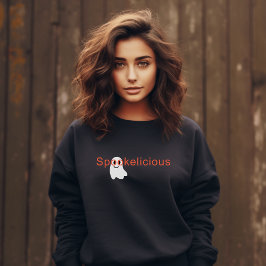Cute Spookelicious Öga Glasses Smiling Ghost T Shirt