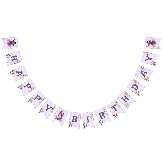 Cute Spooktacular Halloween-födelsedagsfest Vimplar (Alla)