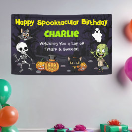 Cute Spooktacular Halloween Monster Fun Birthday