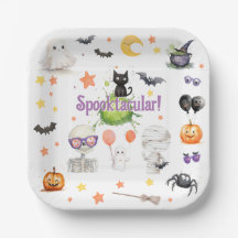 Cute Spooktacular Halloween Watercolor