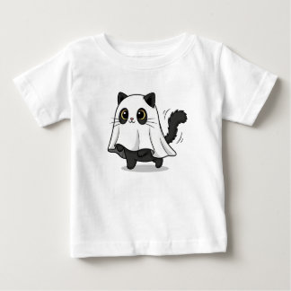 Cute Spooky Black Cat och Gholyst Disguise T Shirt