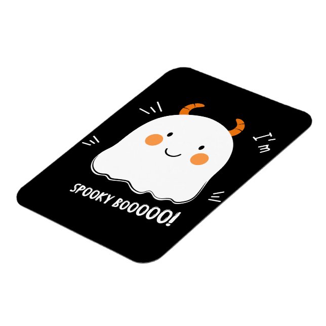 Cute Spooky Boo Demon Ghost Magnet (Vänstra Sidan)