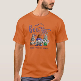 Cute Spooky Crew Halloween Gnomes T Shirt