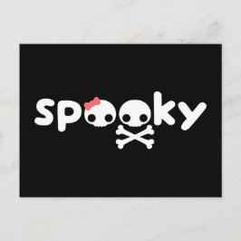 Cute Spooky-Döskallar Vykort