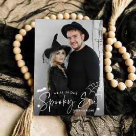 Cute Spooky Era Photo Halloween Julkort