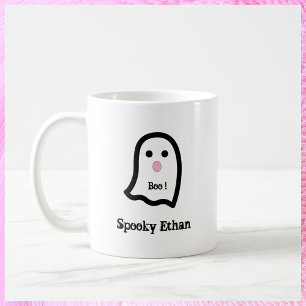 Cute Spooky Ghost Boo Kaffemugg