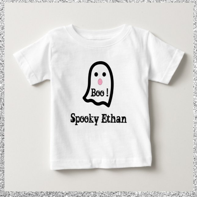 Cute Spooky Ghost Boo T-Shirt (Skapare uppladdad)