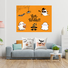 Cute & Spooky Halloween Dekorativ kudde