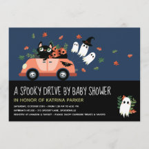 Cute Spooky Halloween Drive med blå babyskor