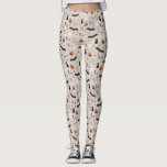 Cute Spooky Halloween Fall Leggings<br><div class="desc">Den här söta och spooky-formgivningen har en Halloween och faller på mönster,  med en svart katt,  fladdermus,  spöke,  pumpa,  spinder och höst löv. Perfekt för Halloween-helgdag-entusiast!</div>