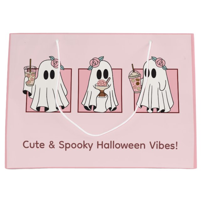 Cute & Spooky Halloween Gift Bag - Kawaii Party Fa (Framsidan)