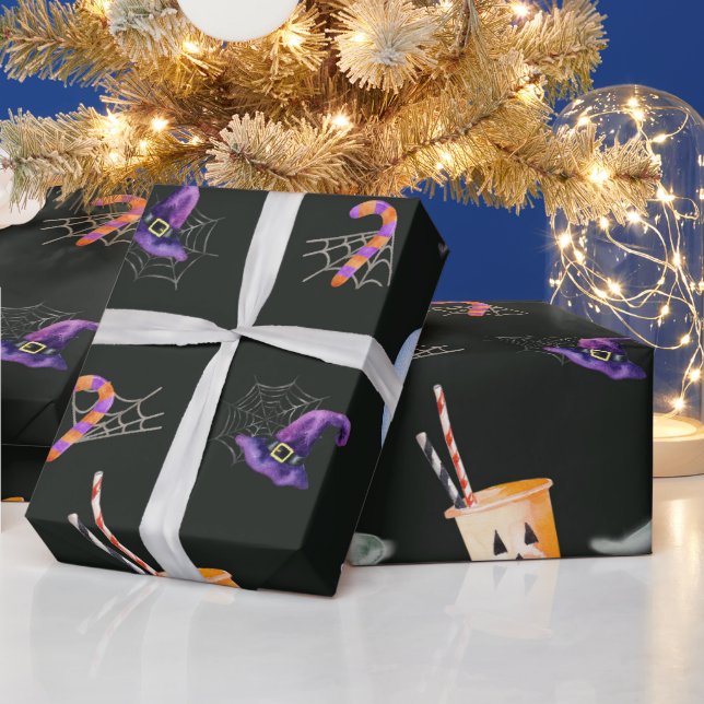 Cute Spooky Halloween Gift Presentpapper (Helgdagar)