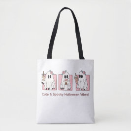 Cute & Spooky Halloween Jumbo Tote - Kawaii Tygkasse