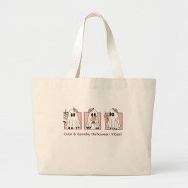 Cute & Spooky Halloween Jumbo Tote - Kawaii Tygkasse