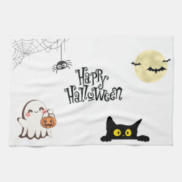 Cute & Spooky Halloween Kitchen Towel Kökshandduk